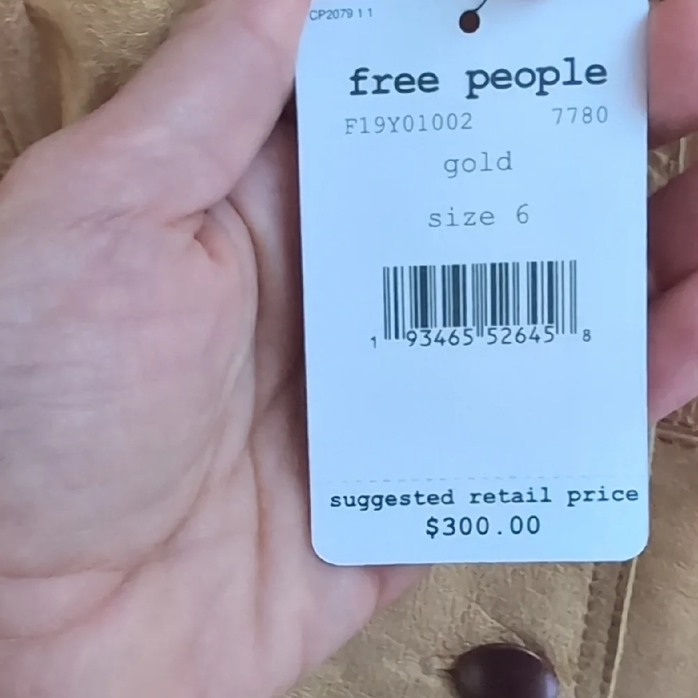 Free People Metallic Gold Mini Dress - Picture 5 of 5